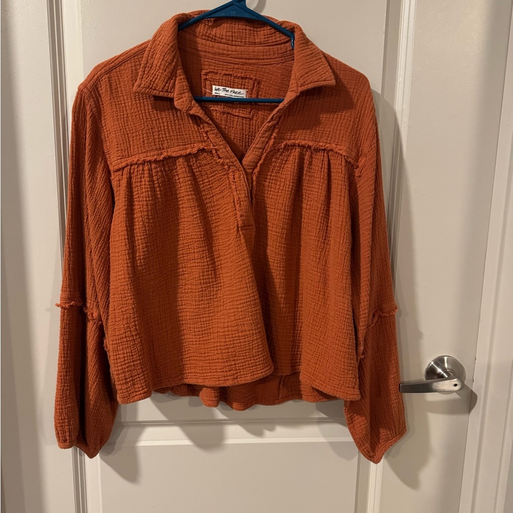 We The Free Rust Blouse